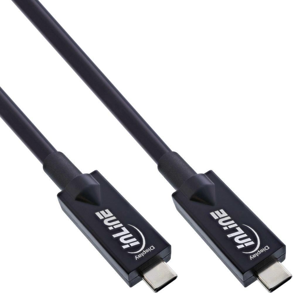 35799A  Cable de 10m USB AOC 3.2 Gen2 10Gbps PD60W USB-C MAcho a USB-C Macho Negro Video, Datos, Carga