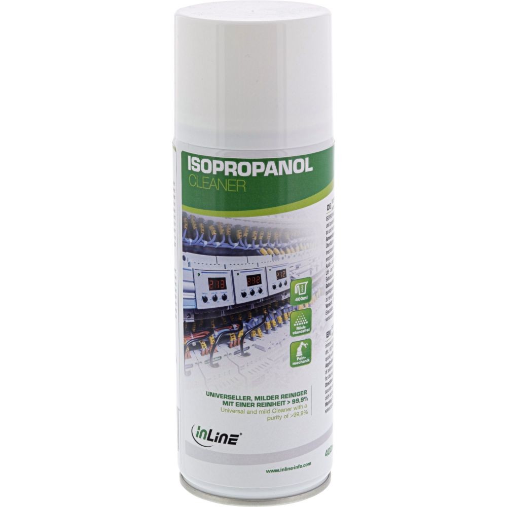 43207  Spray Alcohol Isopropanol, universal, Limpiador suave con una pureza del 99,9%, 400ml