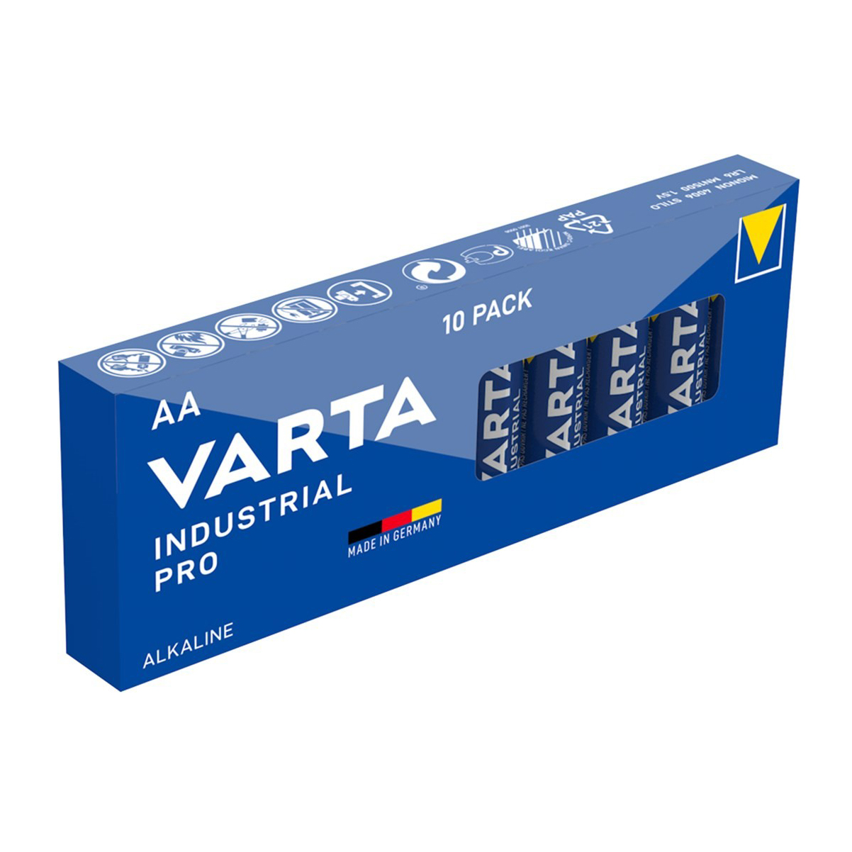 49256  Pila Alcalina   LR06 AA 1,5V   10 x Caja Varta Industrial