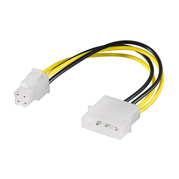 51362  Cable Interno PC;  1xHDD/5.25 M 4-pin a P4 M