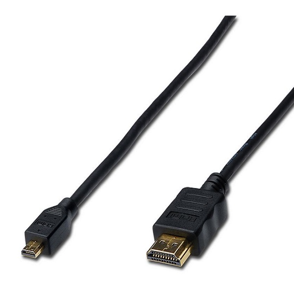 53785  Cable HDMI tipo D - A M/M, 2.0m, micro HDMI 4K @ 60 Hz
