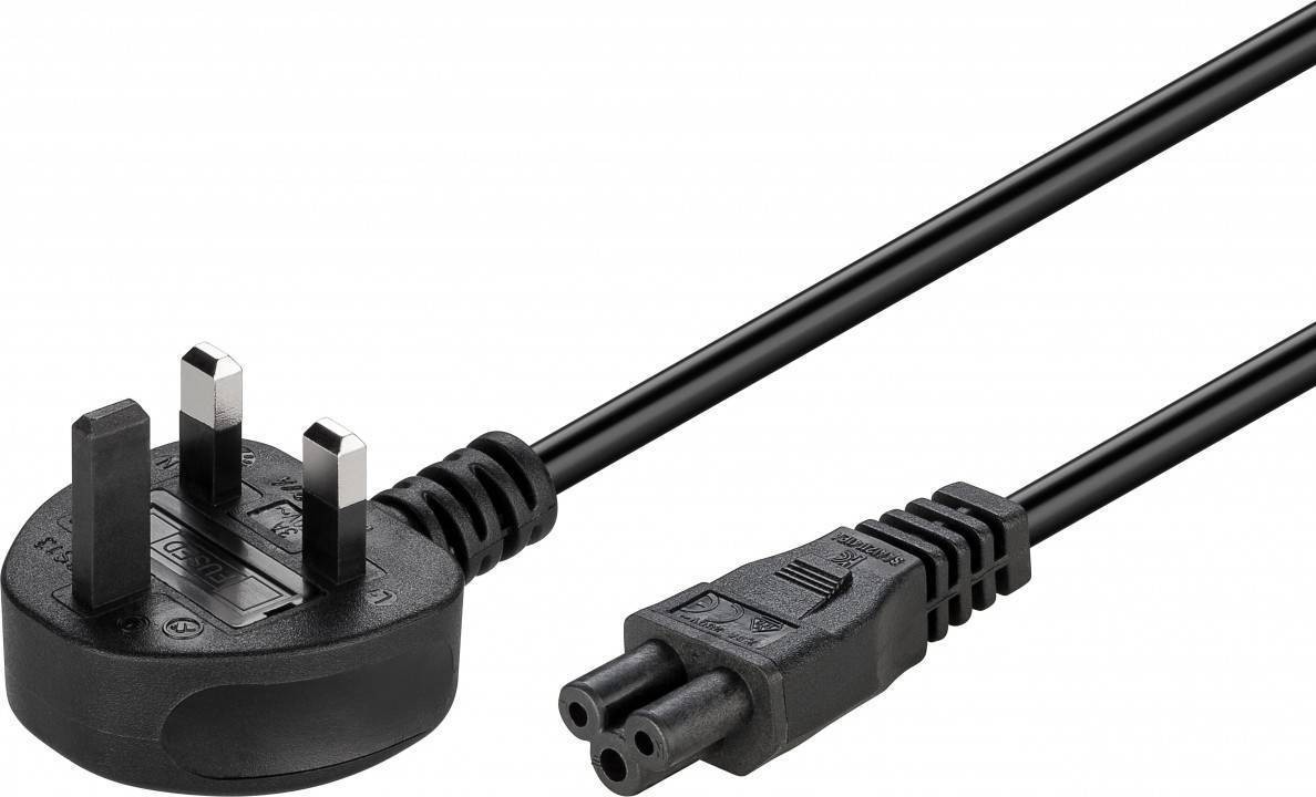 96046  Cable Alimentacion UK 3 pin M (Tipo G, BS 1363) a C5 1,80m