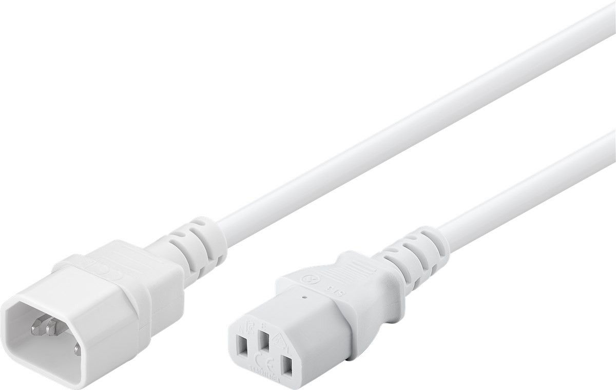 97585  Cable Extension C13 a C14  3 m Blanco