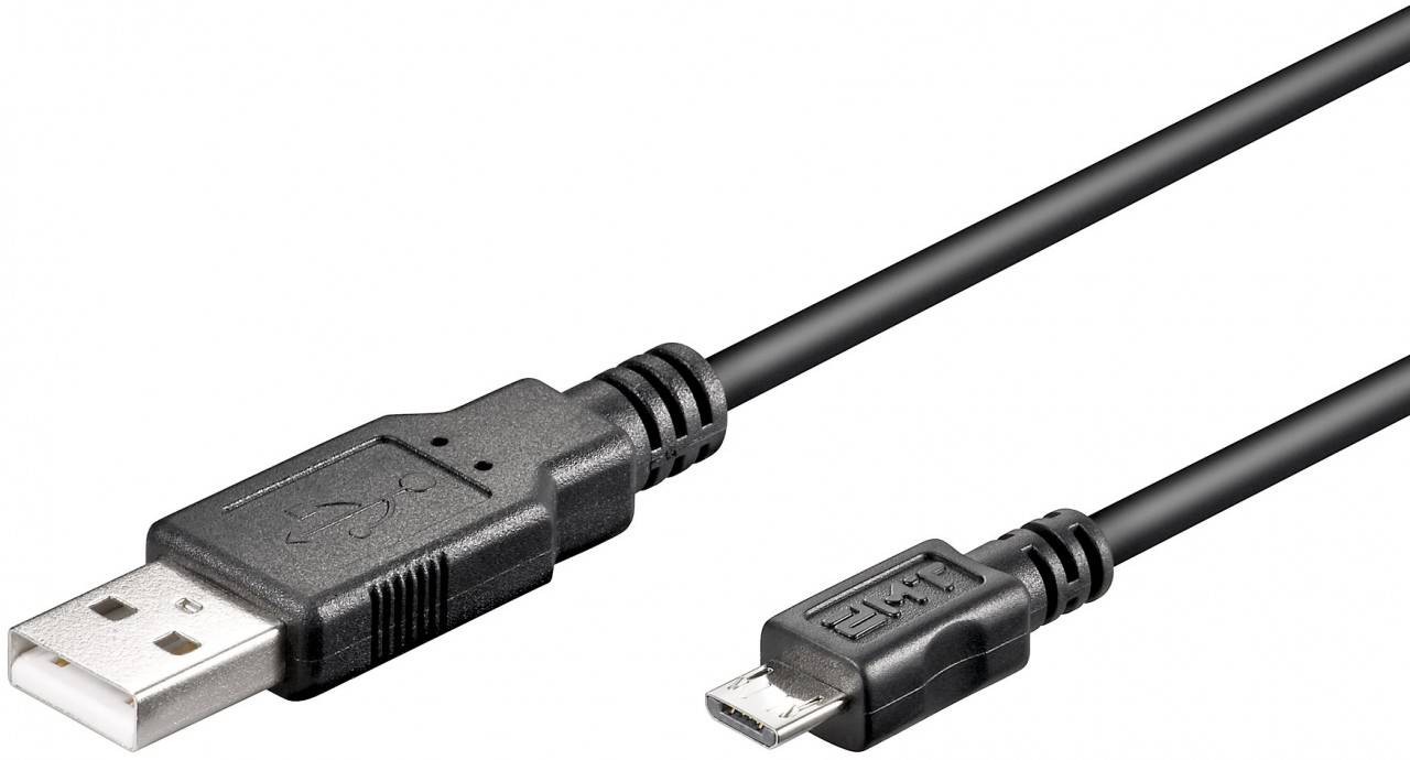 AK-300110-010-S  Cable USB2.0 tipo AM - micro BM 1.00m Negro