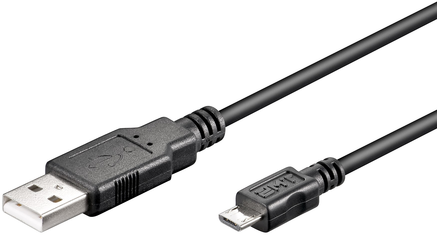 AK-300110-018-S  Cable USB2.0 tipo AM - micro BM 1.80m Negro