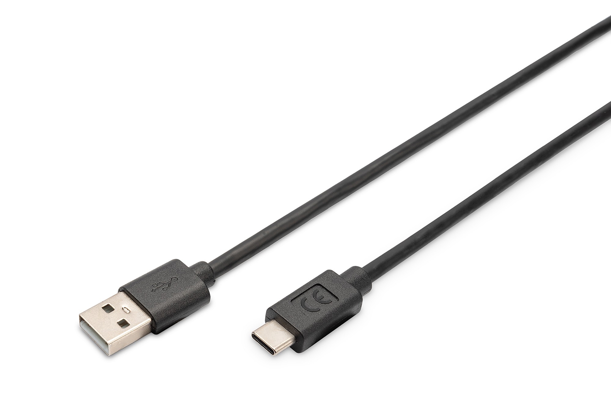 AK-300148-030-S  USB Type-C connection cable, type C to A M/M, 3.0m, 3A, 480MB, 2.0 Version, bl