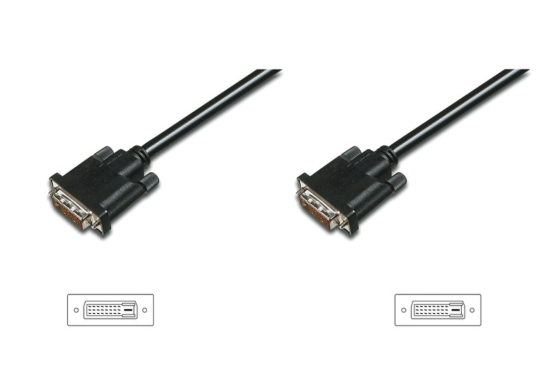AK-320108-020-S  Cable  2m DVI - D (24+1) Macho-Macho Dual Link **