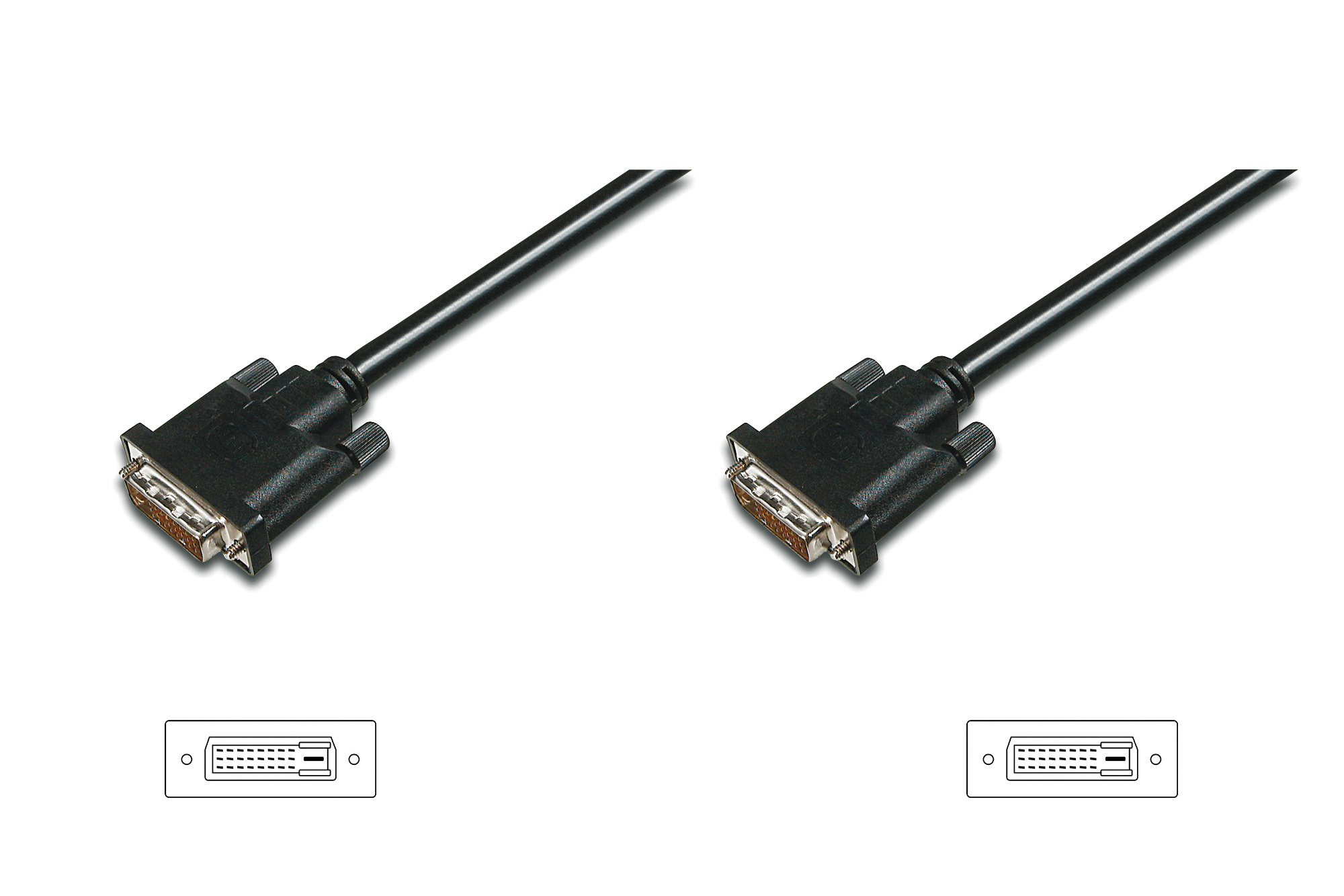 AK-320108-030-S  Cable  3m DVI - D (24+1) Macho-Macho Dual Link **Ultimas Unidades****