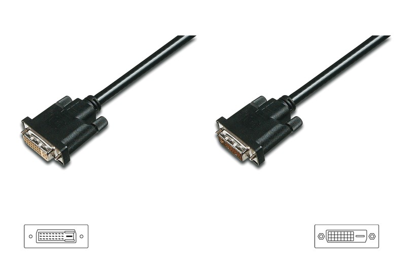AK-320202-050-S  Cable  5m DVI(24+1)/M - DVI(24+1)/F