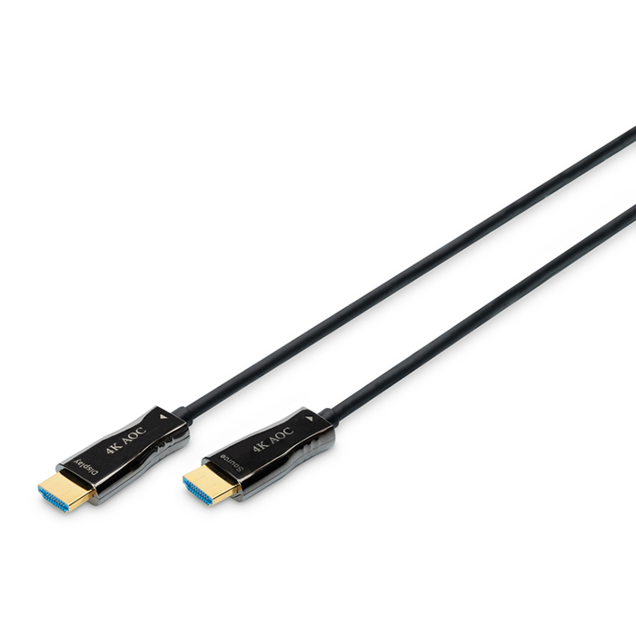 AK-330125-150-S  Cable HDMI A-A 15 metros Optico activo 4K 60Hz  18Gbps Digitus Cable AOC Digitus