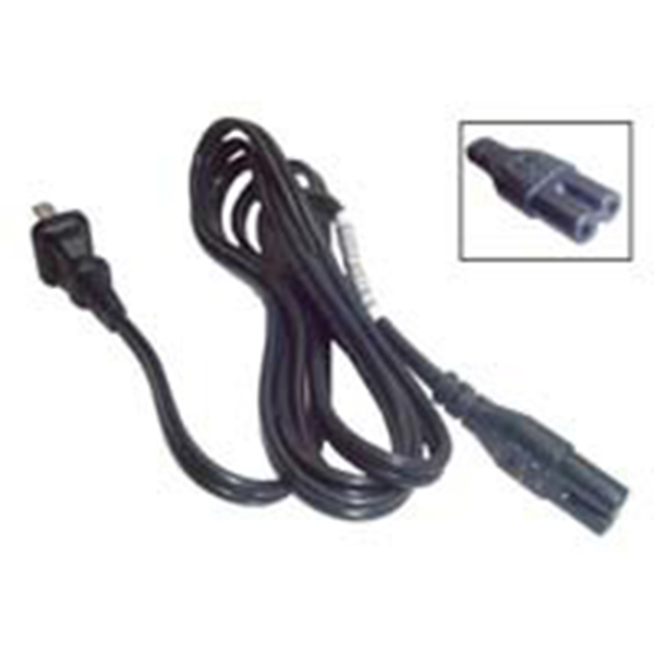 AK5074  Cable eléctrico USA NEMA-1-15P a C7 de 1.8m negro (10 Uni mi