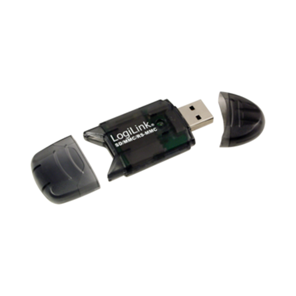 CR0007  Lector de tarjeta compacto SD/Micro SD USB 2.0  Negro  Logilink
