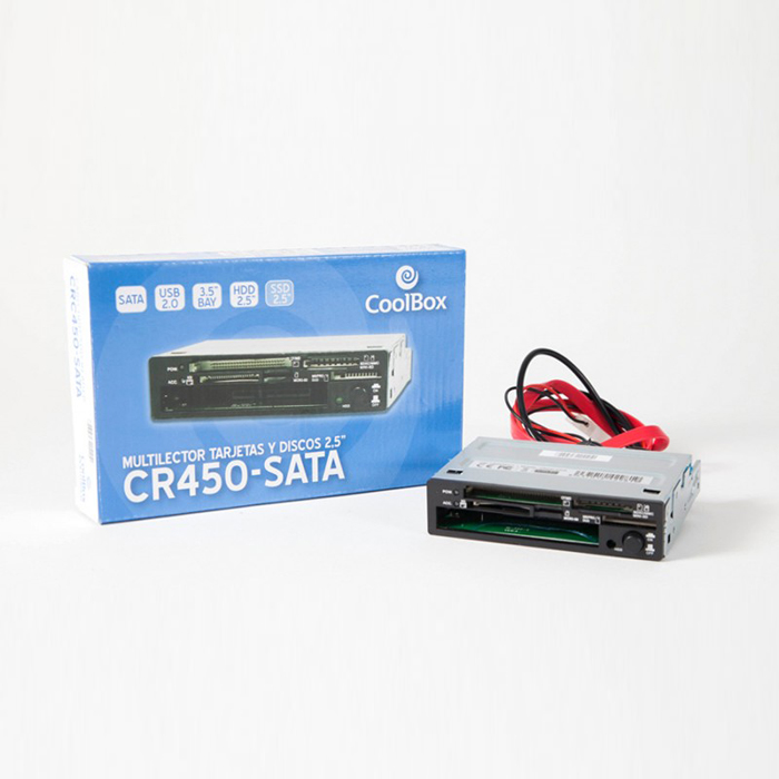 CR450-SATA  Lector de tarjetas y discos de 2,5" HDD y SSD CR450-SATA