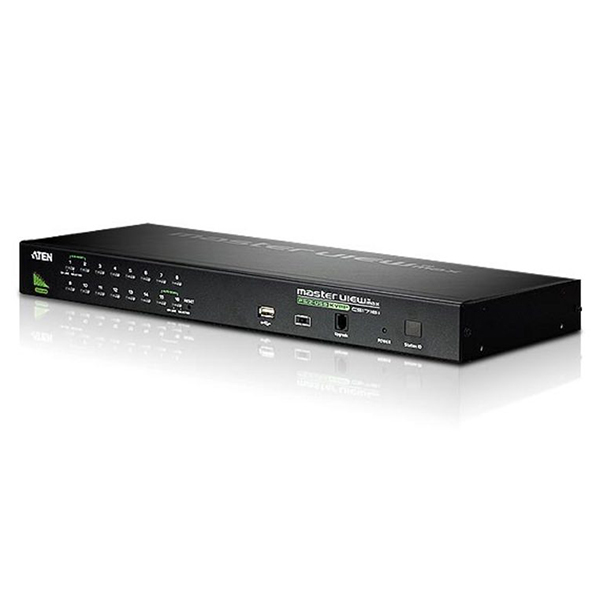 CS1716A  16-Port USB - PS/2 VGA KVM Switch with USB Peripheral Support and Broadcast Mode