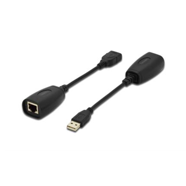 DA-70139-2  Amplificador USB de  45m USB 1.1 sobre Cat. 5e/6 Sin Alimentador. DIGITUS