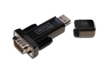 DA-70156  Conversor USB-A 2.0 a 1 puerto Serie DB9 (RS-232) DIGITUS