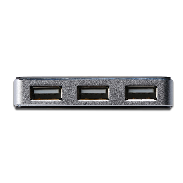 DA-70220  Hub USB 2.0 de  4 puertos con alimentador, Negro, DIGITUS