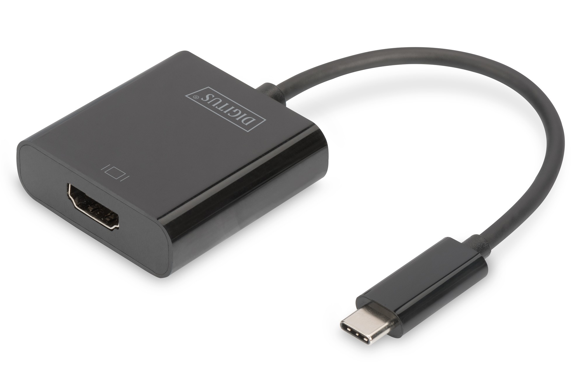 DA-70852  Adaptador USB C Macho a HDMI Hembra   0.15m 4K/30Hz Negro Digitus