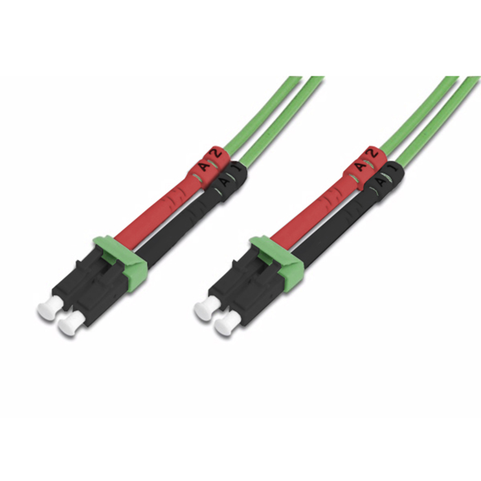 DK-2533-01-5  Cable/latiguillo/jumper de fibra óptica LC a LC MM, OM5, 50/125 µ, Duplex   1m