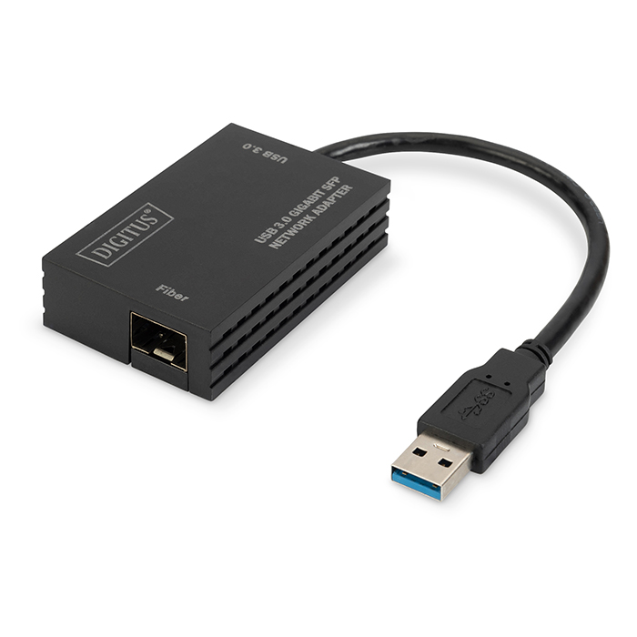 DN-3026  Adaptador de Red USB 3.0 Gigabit 1Gbit/s- Modulo SFP, Requiere un módulo SFP adicional No Incluido