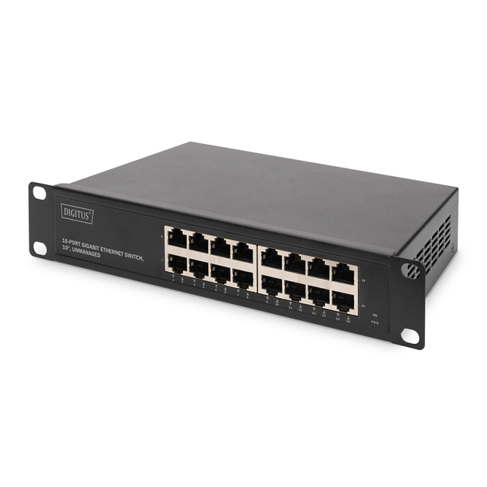 DN-80115  Switch 16 puertos Gigabit 10" DIGITUS PROFESIONAL
