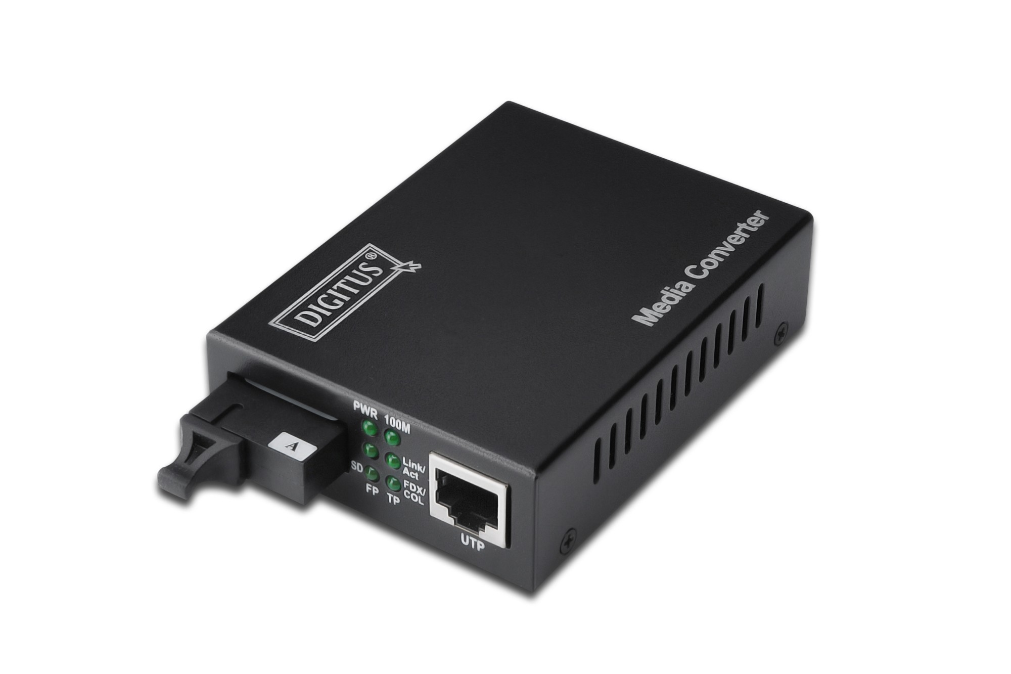 DN-82022  Fast Ethernet Media Converter, Singlemode, BiDi Tx1310nm / Rx1550nm, SC connector, up to 20km