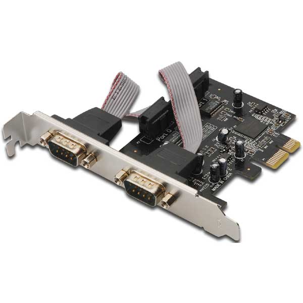 DS-30000-1  Tarjeta PCI Expres  2 Puertos RS-232 , Chipset: ASIX99100