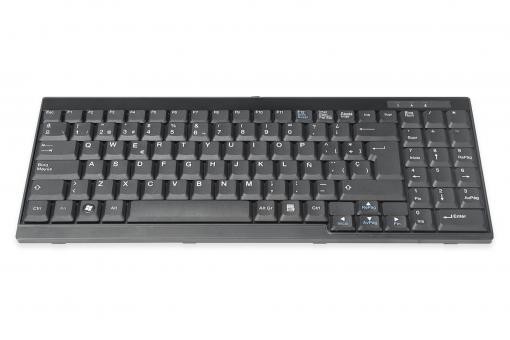 DS-72000ES  Keyboard for TFT consoles black, wired, spanish layout