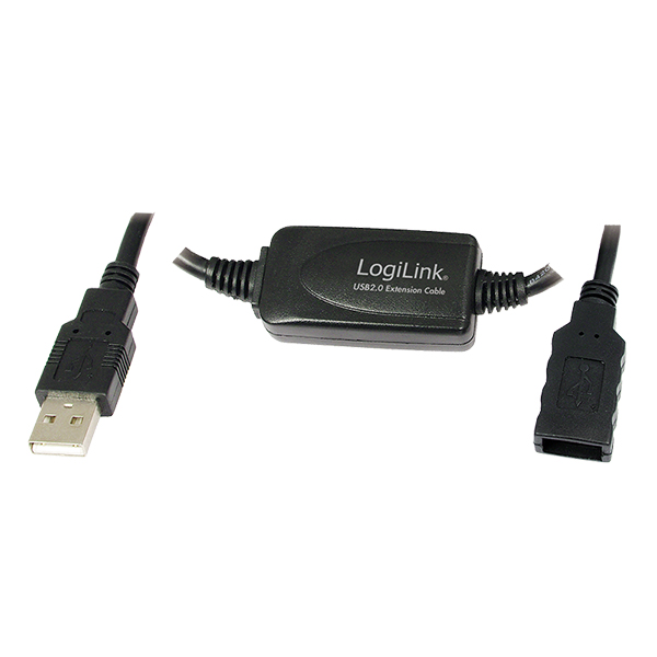UA0145  Amplificador USB de  15m USB 2.0 Activo MH LogiLink