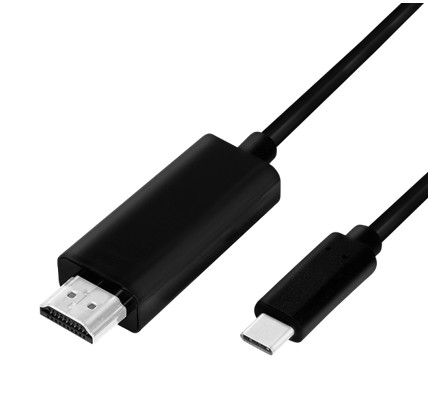 UA0329  Cable USB C Macho a HDMI Macho  1.80m 4K/60Hz 18 Gbit/s Logilink