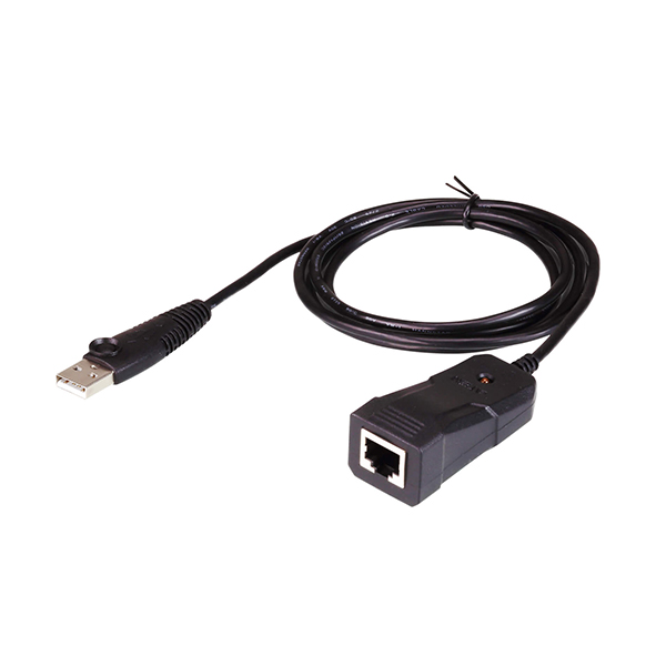 UC232B  Conversor USB-A a 1 puerto Serie RJ45 (RS-232) para puerto de consola 120Cm ATEN