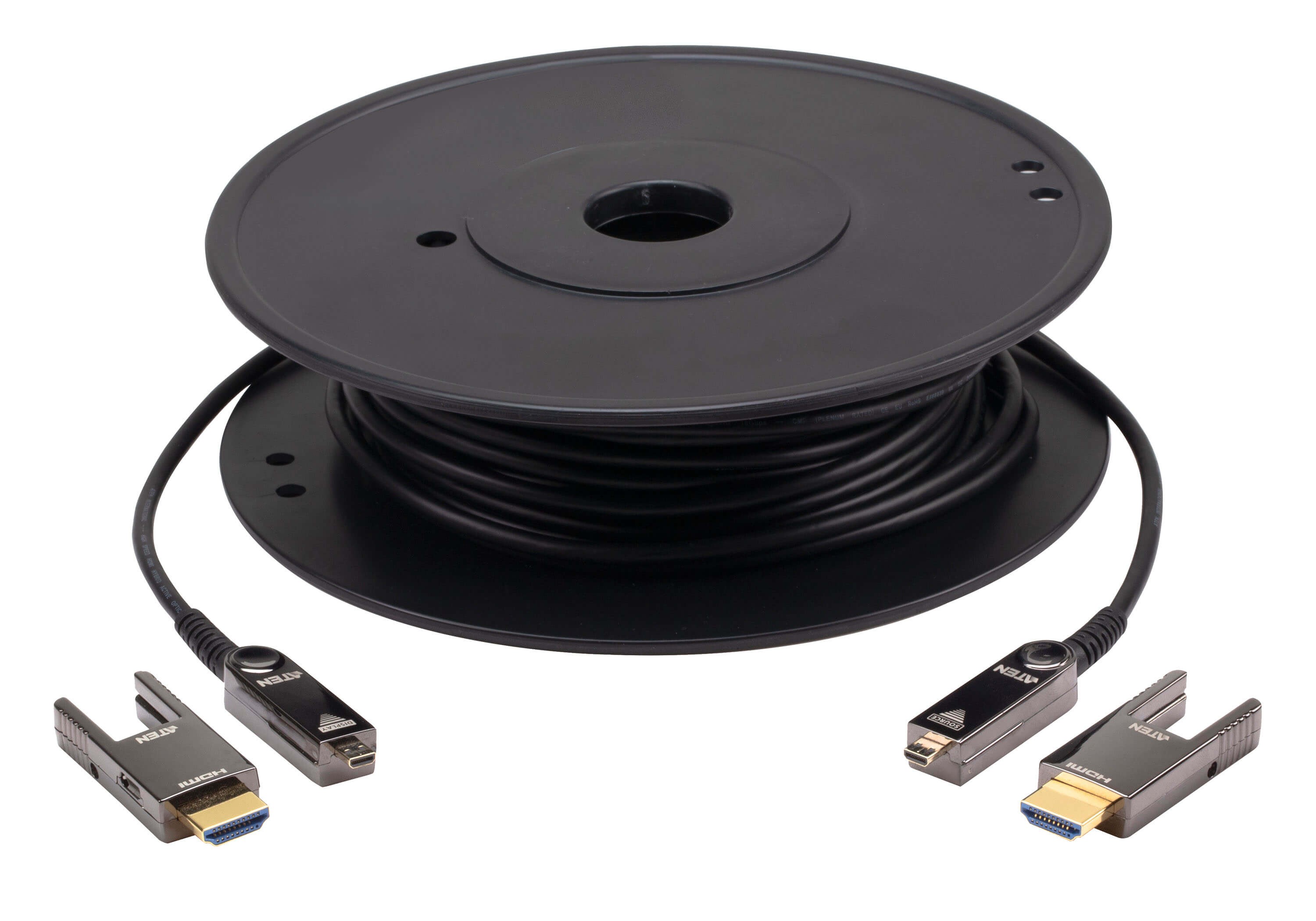 VE7832A-AT  Cable óptico activo HDMI True 4K de 20 m con conector Desmontable para su instalacion en tubos **Ultimas Unidades****