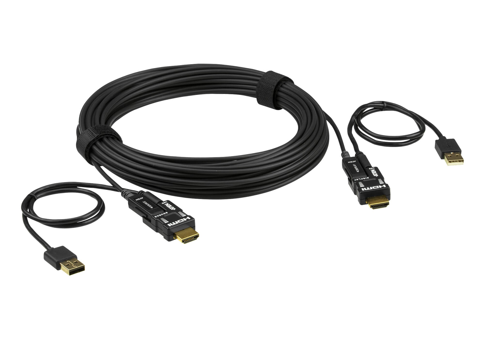 VE7834  Cable HDMI A-A 60 metros Optico activo 4K 60Hz  18Gbps ATEN Cable AOC ATEN Conector Desmontable **Ultimas Unidades****