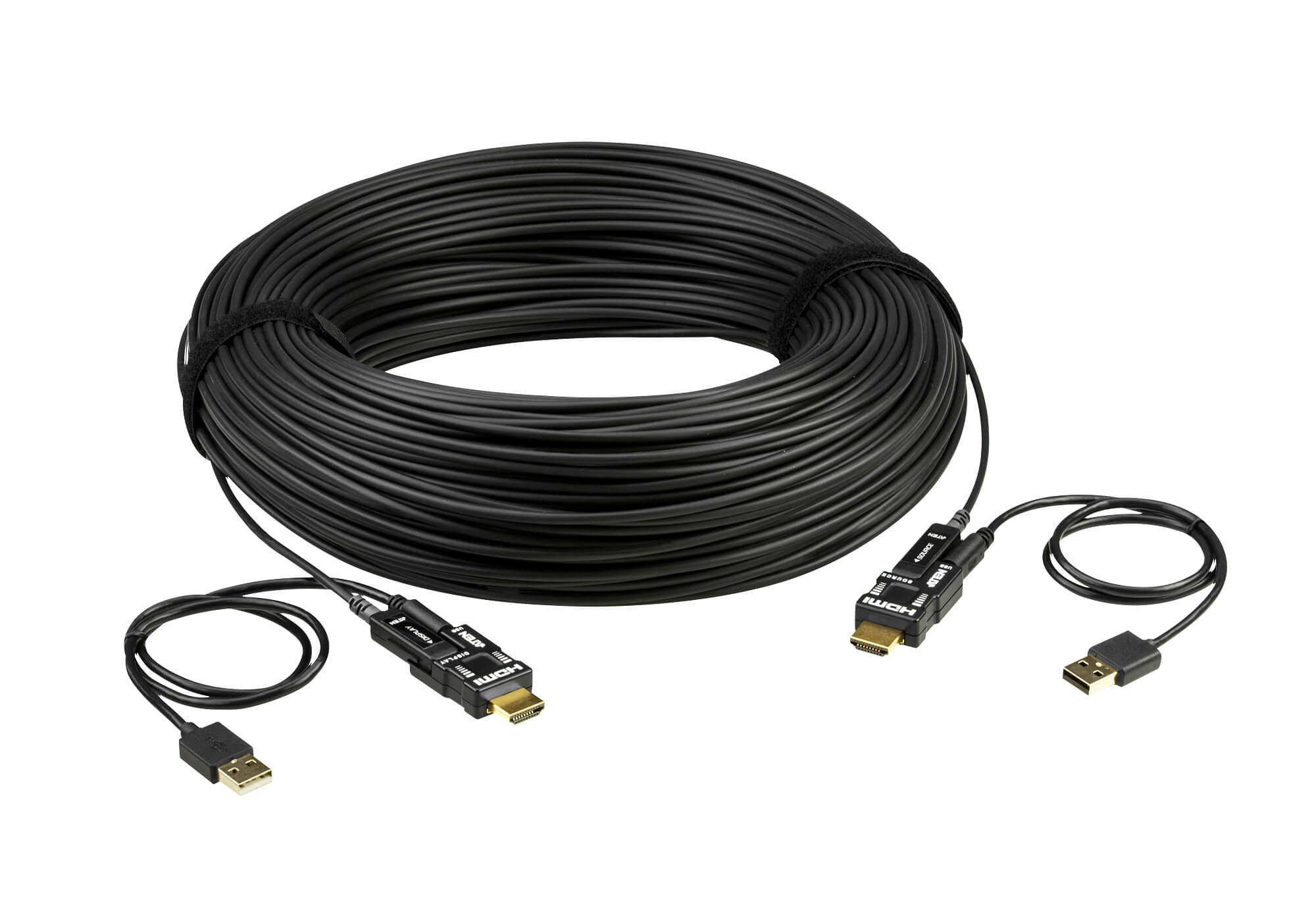 VE7835  Cable HDMI A-A100 metros Optico activo 4K 60Hz  18Gbps ATEN Cable AOC ATEN Conector Desmontable