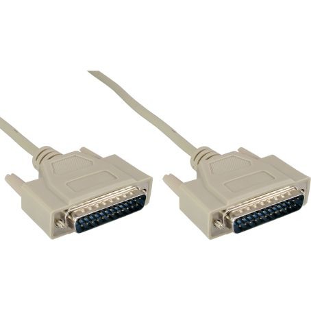 01MM225  Cable DB25 Macho Macho Pin a Pin  2 metros