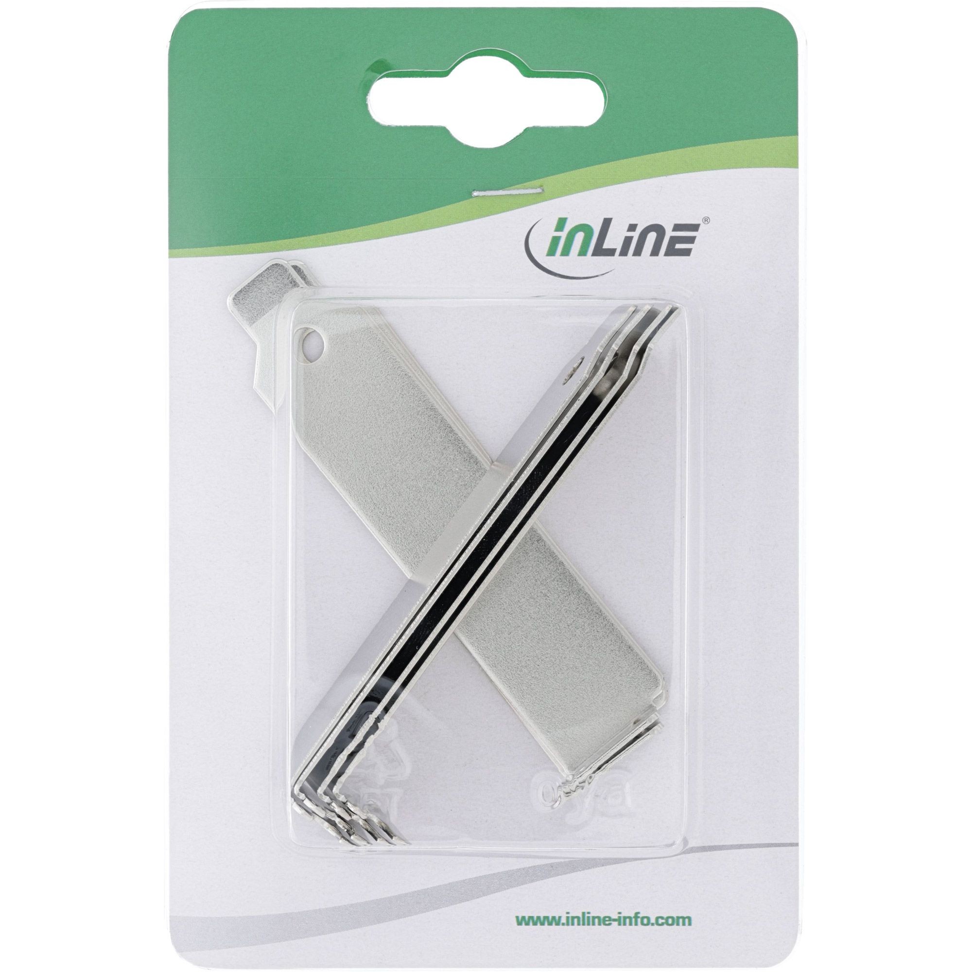 11108  Bracket Ciego Low profile - Bajo perfil 6 unidades