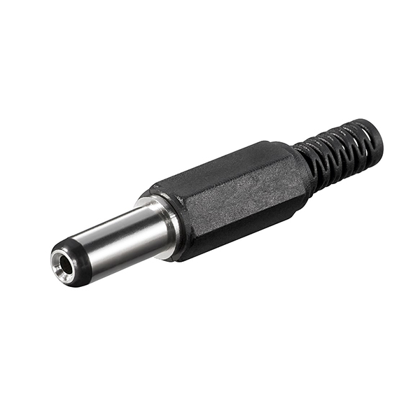 11121  Conector DC Macho  - Diametro 2.1 x 5.5 mm Goobay