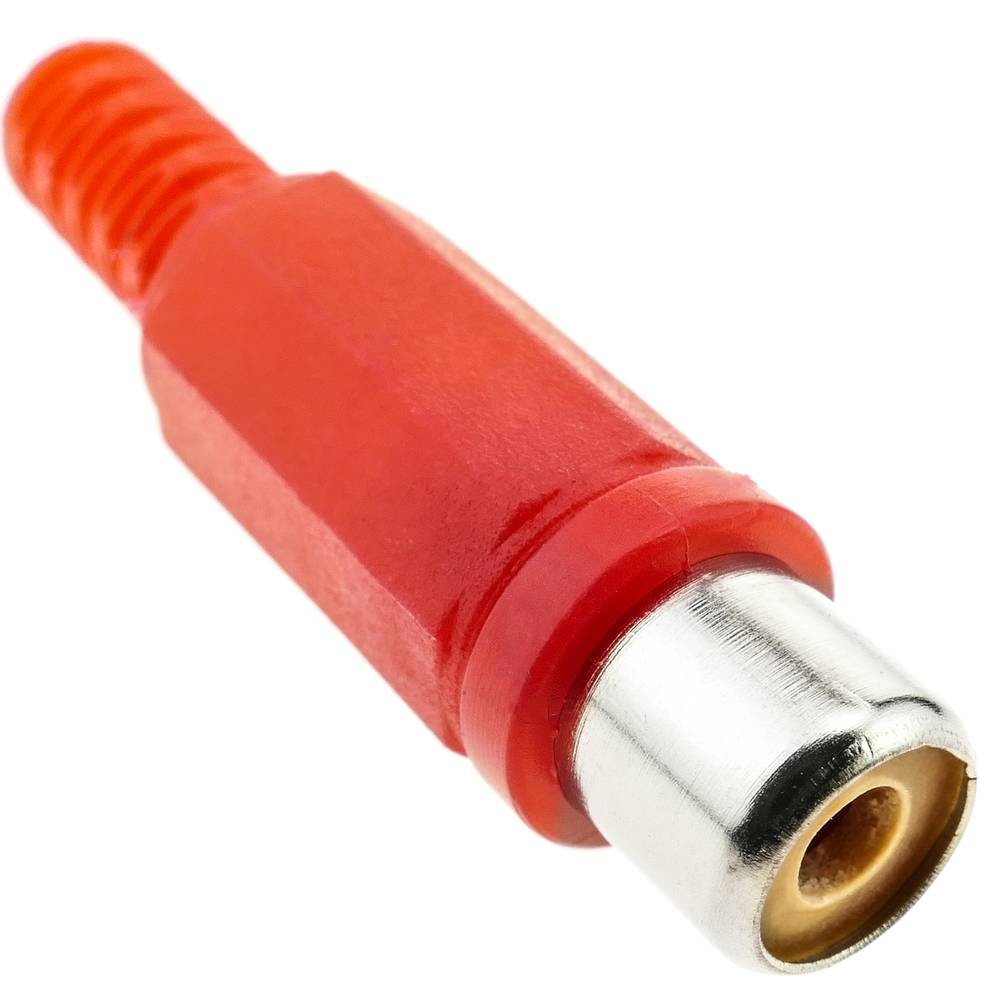 11296  Conector RCA Hembra  Rojo ** Ultimas Unidades ****