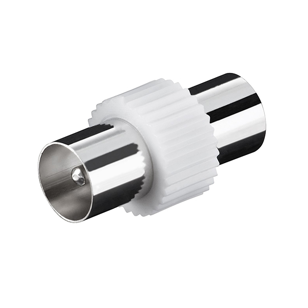 11535  Adaptador TV : IEC/coax Macho - IEC/coax Macho (precio Unitario, minima Compra 10 Unidades)