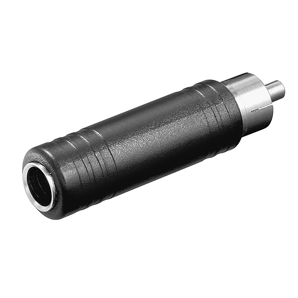 11690  Adaptador 1xRCA M  a 6,3mm H 3-pin MN