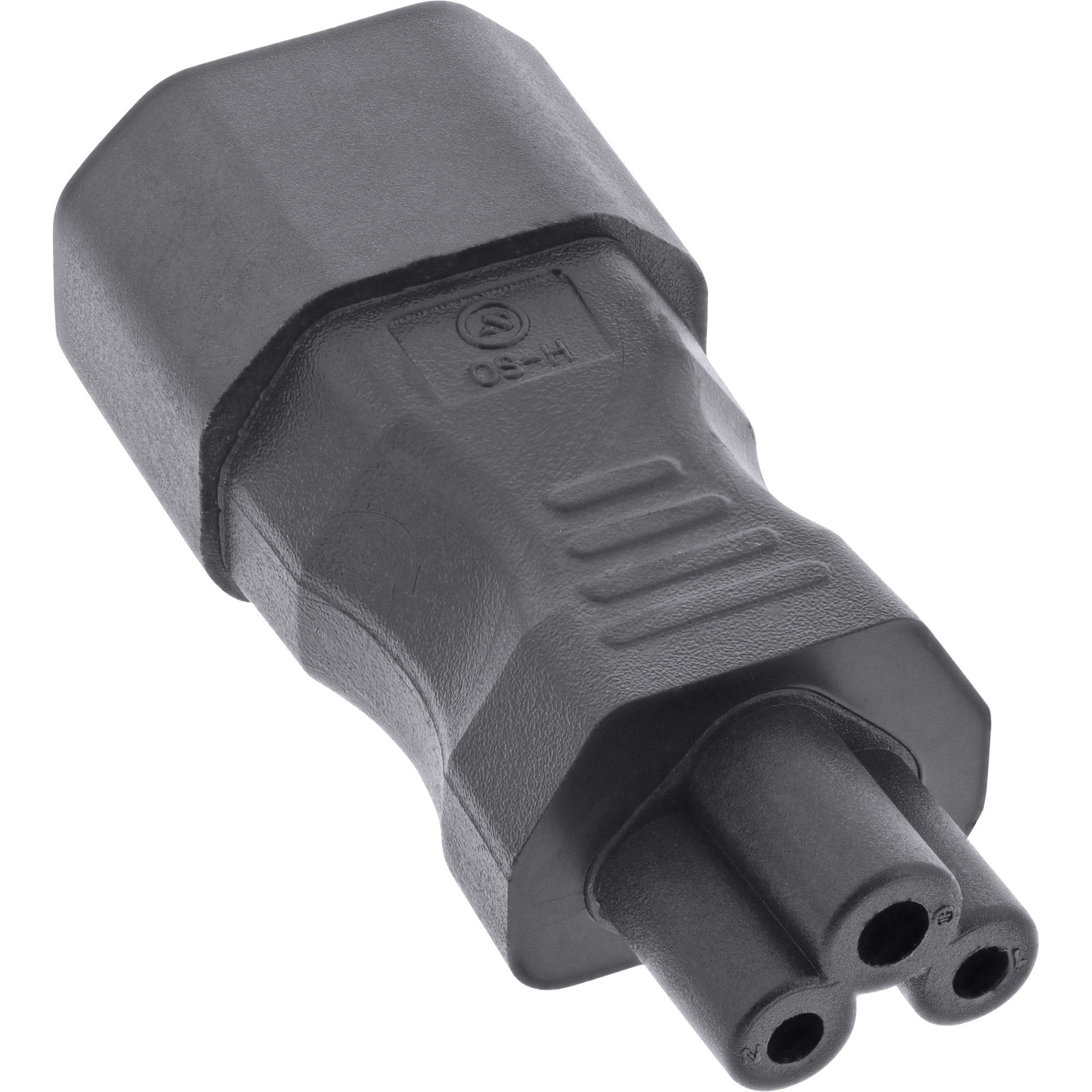 16723B  Adaptador de conector IEC-60320 C5 a C14