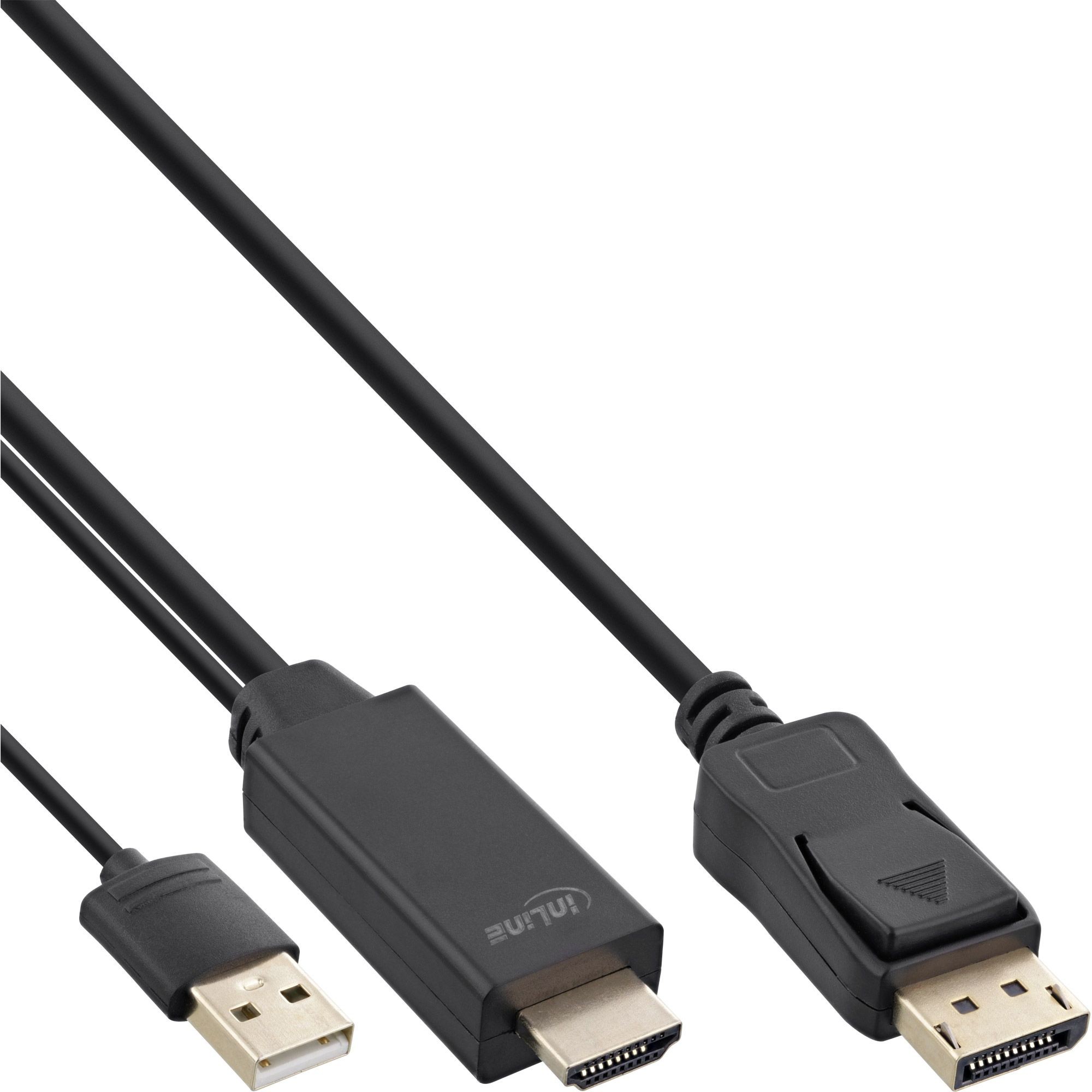 17163P  Cable Adaptador HDMI A 1.4 a DisplayPort 1.2 4K 30Hz 3m