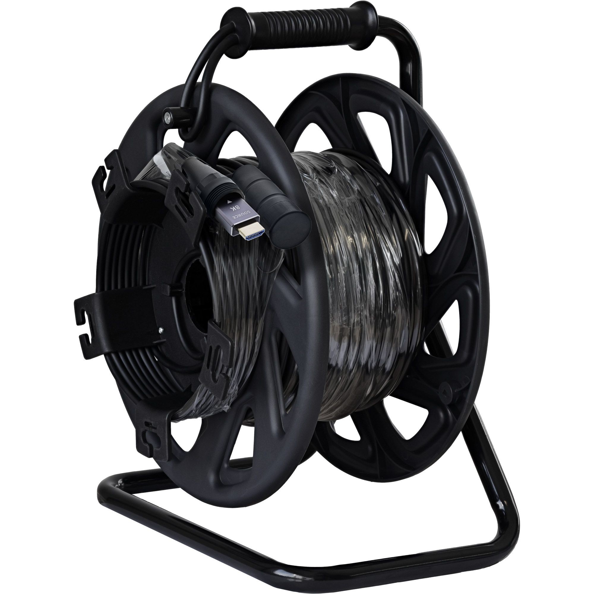 17990T  Carrete de cable HDMI , cable HDMI 2.1 de AOC, 8K/60Hz, blindado, negro, 90 m InLine