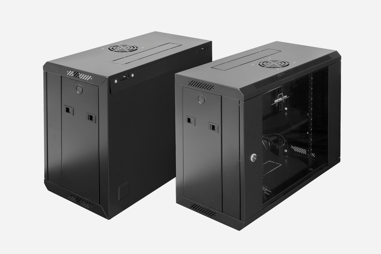 201121  ARMARIO RACK MURAL MONOLYTH ONE 19" 12U SH6412 12U 600X450 CRISTAL SIN ACCESORIOS