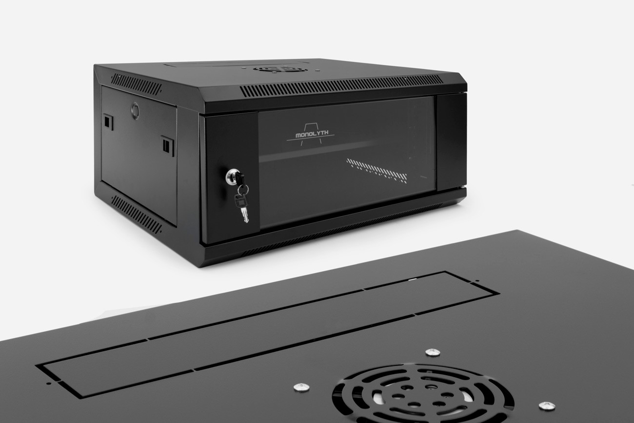 202111  ARMARIO RACK MURAL MONOLYTH ONE 19" 9U SH6609 9U 600X600 CRISTAL SIN ACC