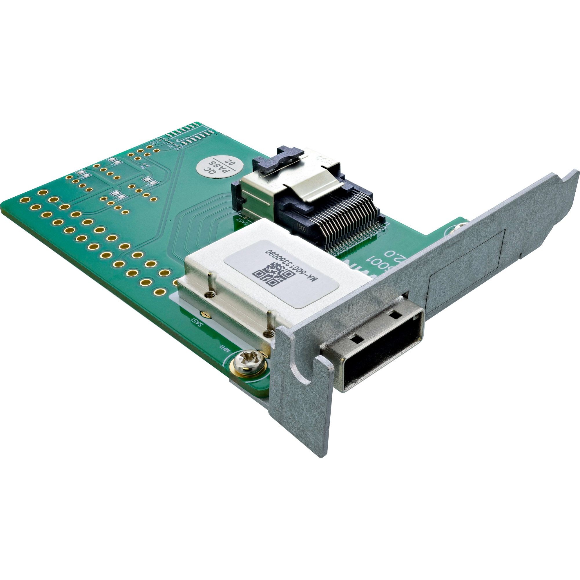 27650  Bracket Low profile - Bajo perfil  SAS Adaptador externo SFF-8088 / interno SFF-8087
