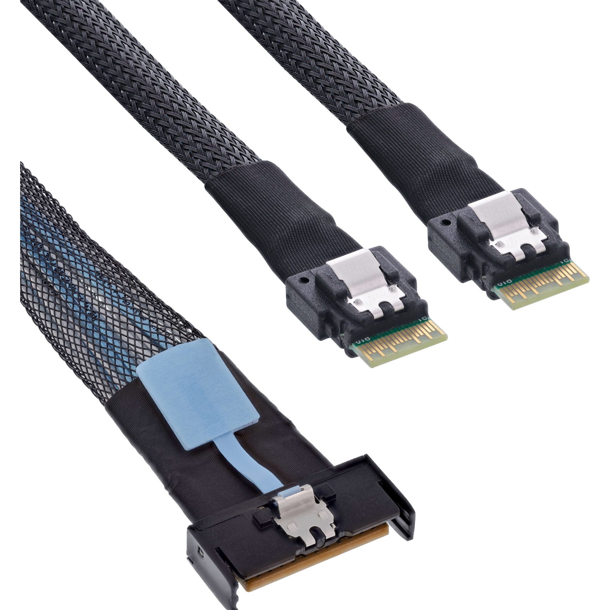 27663C  Cable MCIO x8 Macho a 2x 4i SFF-8654  1 metro InLine