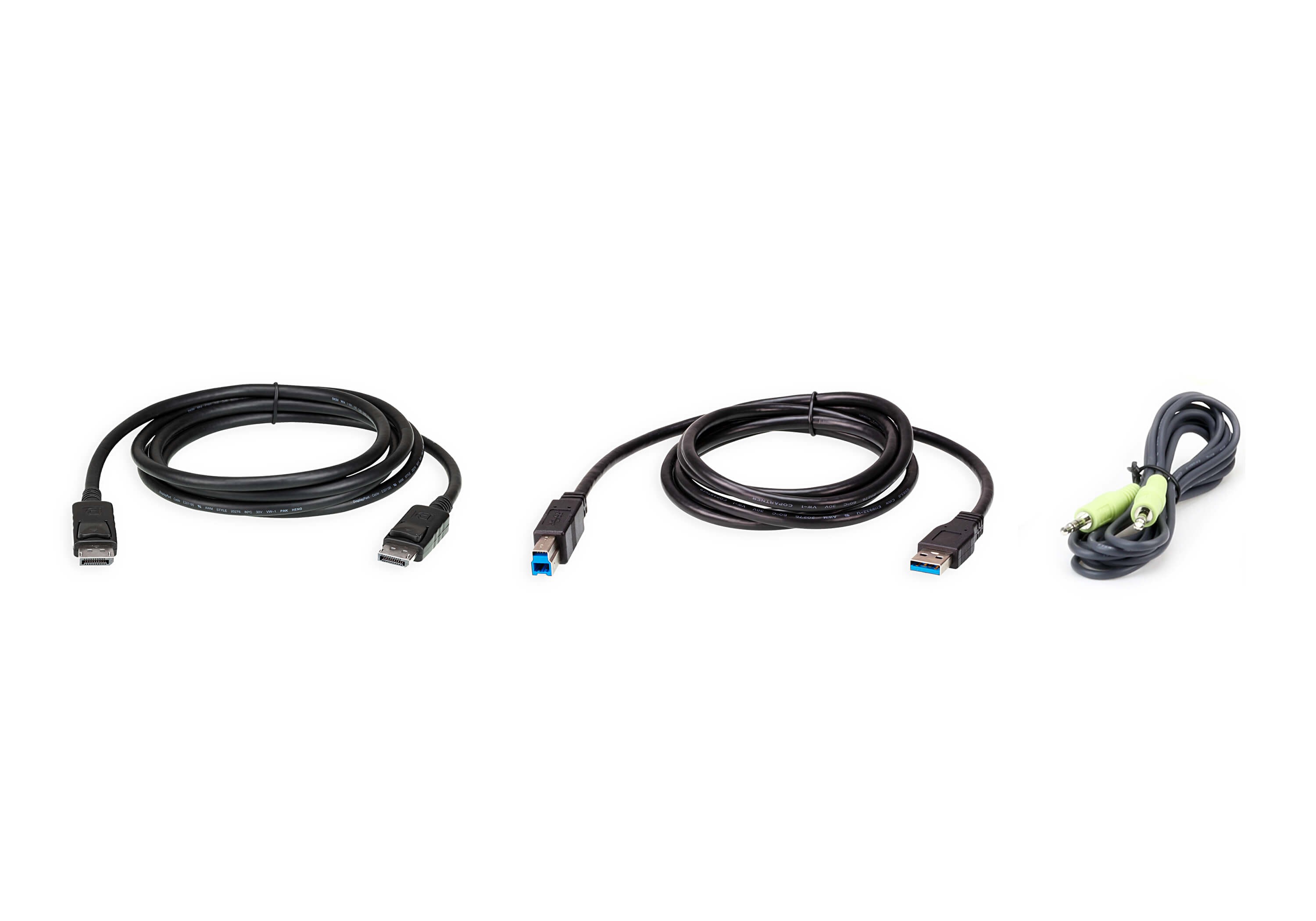 2L-7D02UDPX3  Kit de cable KVM DisplayPort USB de 1.8m   ATEN-2L-7D02UDPX3