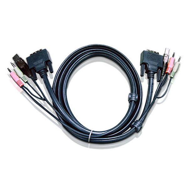 2L-7D02UI  1.8M USB/DVI-I Single Link KVM Cable