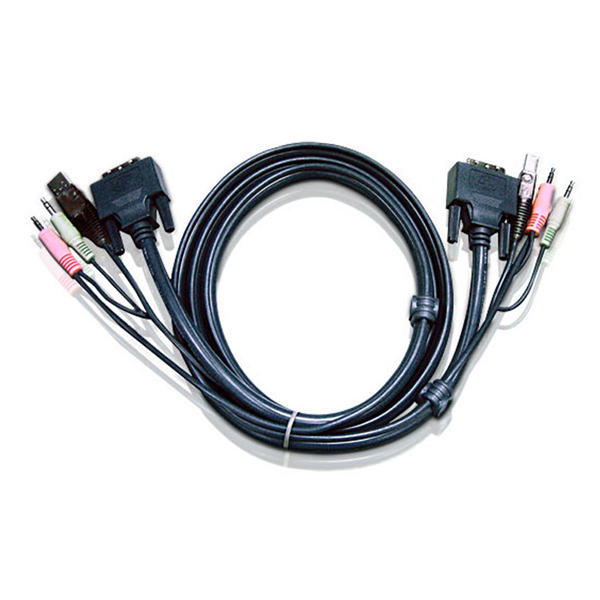 2L-7D03UI  3M USB/DVI-I Single Link KVM Cable